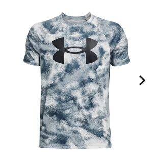 Under Armour UA Tech Big Logo Printed Short-Sleeve T-Shirt Size Ysm